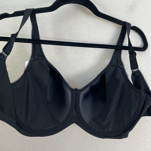 NEW Wacoal Womens 34G Black Lightweight Breathable T Shirt Bra 853192 - Picture 11 of 11